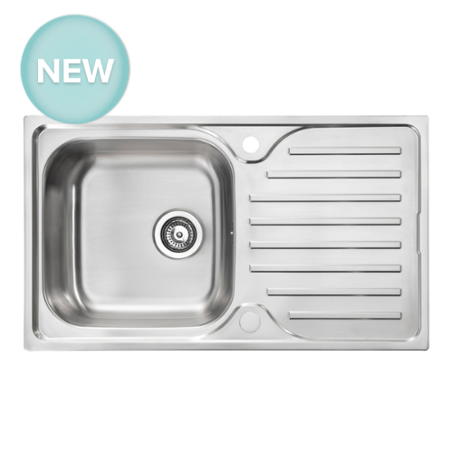 Matrix BSI02SS -  1.0 Bowl & Drainer (inc. Waste Kit)